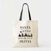 Sinterklaas, stop hier alsjeblieft voor Kerstmis t Tote Bag (Voorkant)