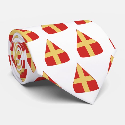 Sinterklaas stropdas met mijters (Opgerold)