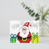 Sinterklaas - transparant feestdagenkaart (Staand voorkant)