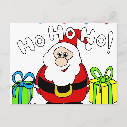 Sinterklaas - transparant feestdagenkaart (Voorkant)