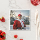 Sinterklaas Trump met MAGA-Pet Servet (Insitu)