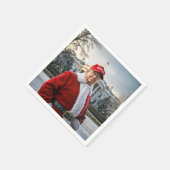 Sinterklaas Trump met MAGA-Pet Servet (Hoek)