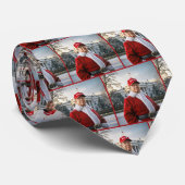 Sinterklaas Trump met MAGA-Pet Stropdas (Opgerold)