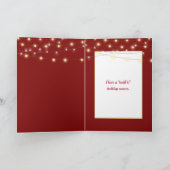 Sinterklaas Trump met rode geschenkzak Kaart (Binnen)