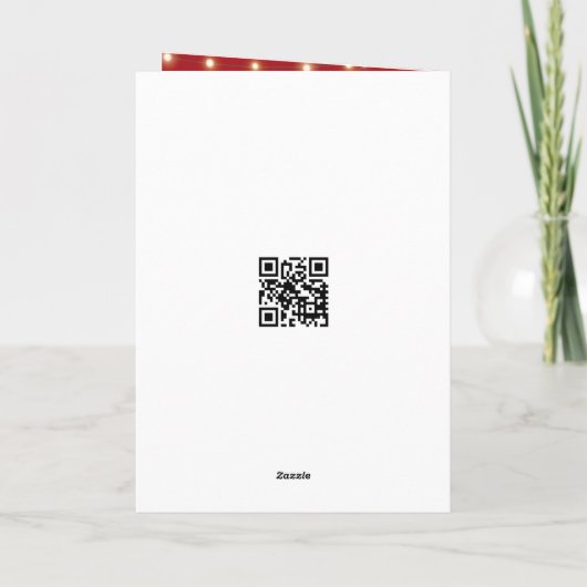 Sinterklaas Trump met rode geschenkzak Kaart (Achterkant)