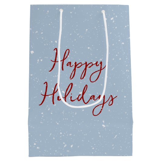 Sinterklaas Trump met rode geschenkzak Medium Gift Medium Cadeauzakje (Achterkant)