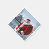 Sinterklaas Trump met rode zak Servet (Hoek)