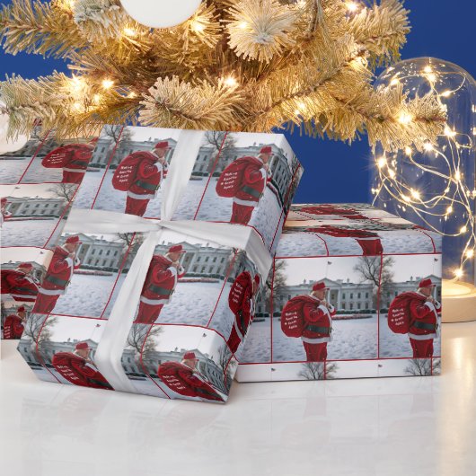 Sinterklaas Trump voor het Witte Huis Cadeaupapier (Feestdagen)