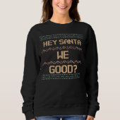 Sinterklaas. Ugly Kerstmis Shirt Fun (Voorkant)