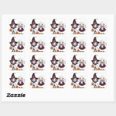 Sinterklaas uitdeelsters vierkante sticker (Vel)