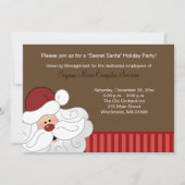 Sinterklaas Uitnodiging 2-zijdige Vakantie Party K (Voorkant)