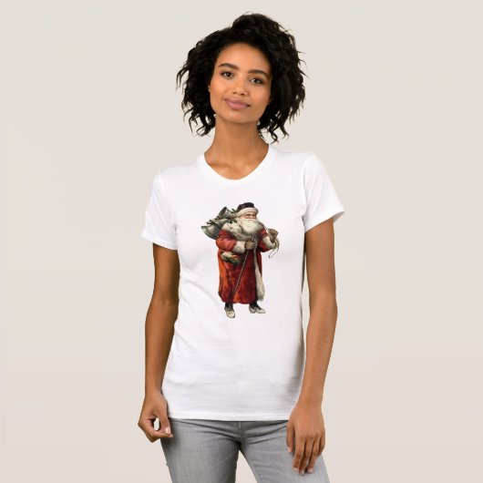 SINTERKLAAS Vader Kerstmis Mode T-shirt (Voorkant volledig)