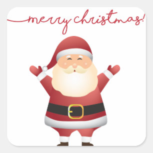 Sinterklaas Vakantie Stickers met Vrolijk Kerstfee