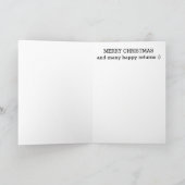 Sinterklaas van Colour Funny Feestdagen Kaart (Binnen)