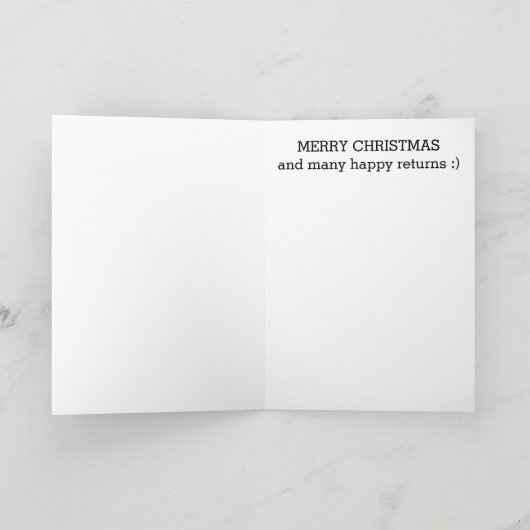 Sinterklaas van Colour Funny Feestdagen Kaart (Binnen)