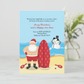 Sinterklaas van de Beach Moving Announcement Aankondiging (Staand voorkant)