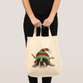 Sinterklaas van de kleine Helper.  hondenliefhebbe Tote Bag (Voorkant (product))