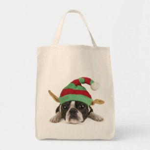 Sinterklaas van de kleine Helper.  hondenliefhebbe Tote Bag