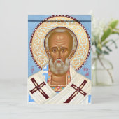 Sinterklaas van Myra Bedankkaart (Staand voorkant)