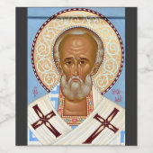 Sinterklaas van Myra Wijn Etiket (Enkel label)