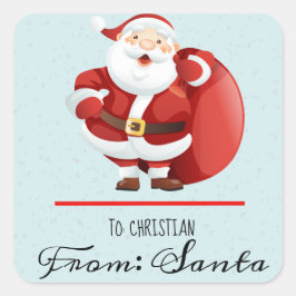 Sinterklaas van stickers