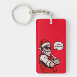 Sinterklaas verblijf stout grappig kerst sleutelhanger
