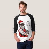 Sinterklaas verblijf stout grappig kerst t-shirt (Voorkant volledig)