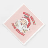  sinterklaas verblijf vrolijk en licht Xmas Servet (Hoek)