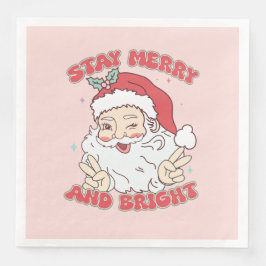  sinterklaas verblijf vrolijk en licht Xmas Servet