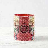 Sinterklaas verspreidt kerstvreugde mok (Midden)