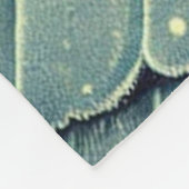 Sinterklaas Vintage Vrolijk Kerstfeest Fleece Deken (Hoek)