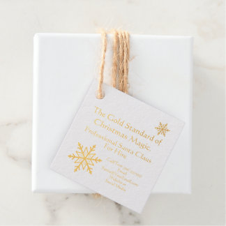 Sinterklaas Visitekaartje Print Gold Bedankjes Labels