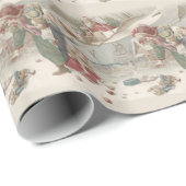 Sinterklaas Vliegend Speelgoed Kerstboom Kinderen Cadeaupapier (Rol Hoek)