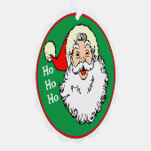 Sinterklaas Voeg namen toe Schattige Kerstmis Ornament Kaart (Rechts)