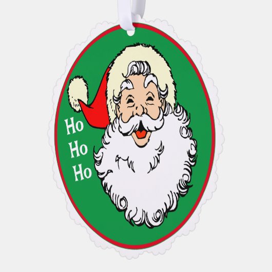 Sinterklaas Voeg namen toe Schattige Kerstmis Ornament Kaart (Links)