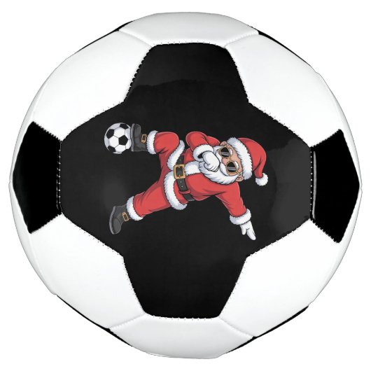 Sinterklaas Voetbal Dabbing Kerstman Gift Kerstmis (Gedraaid)
