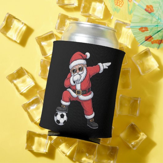 Sinterklaas Voetbal Dabbing Kerstman Gift Kerstmis Blikjeskoeler (Insitu Zomer)