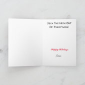 Sinterklaas voor bedekking en kerstkaart voor bede kaart (Binnen)