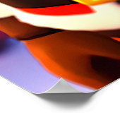 Sinterklaas voor een kersthuis | AI Art Poster (Hoek)