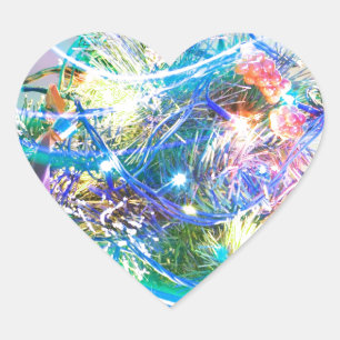 Sinterklaas voor feestdagen met feestdagen hart sticker