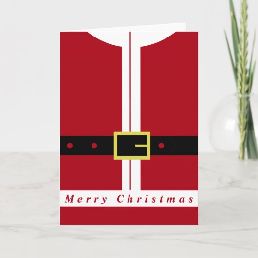 Sinterklaas voor fijne kerst kaart (Voorkant)