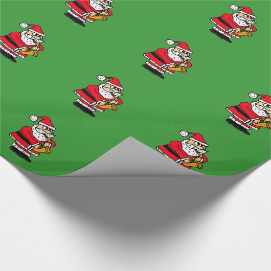 Sinterklaas voor het afspelen van saxophone cadeaupapier (Hoek)