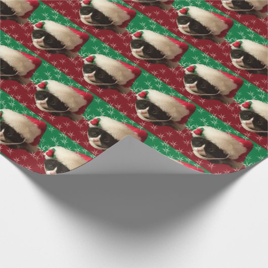 Sinterklaas voor het oppakken van kerstkaarten cadeaupapier (Hoek)