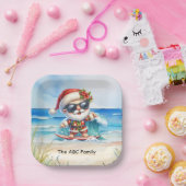 Sinterklaas voor Kerstmis in juli Feest Papieren Bordje (Feest)