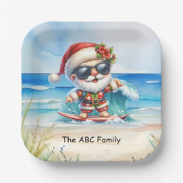 Sinterklaas voor Kerstmis in juli Feest Papieren Bordje