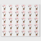 Sinterklaas voor kinderen cadeaupapier (Vlak)