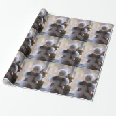 Sinterklaas voor lezen van cadeaubonnen cadeaupapier (Uitgerold)