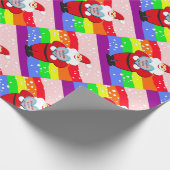 Sinterklaas voor LGBT, voor mensenrechten Cadeaupapier (Hoek)