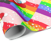 Sinterklaas voor LGBT, voor mensenrechten Cadeaupapier (Rol Hoek)