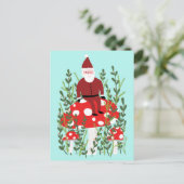 Sinterklaas voor magische paddenstoelen briefkaart (Staand voorkant)